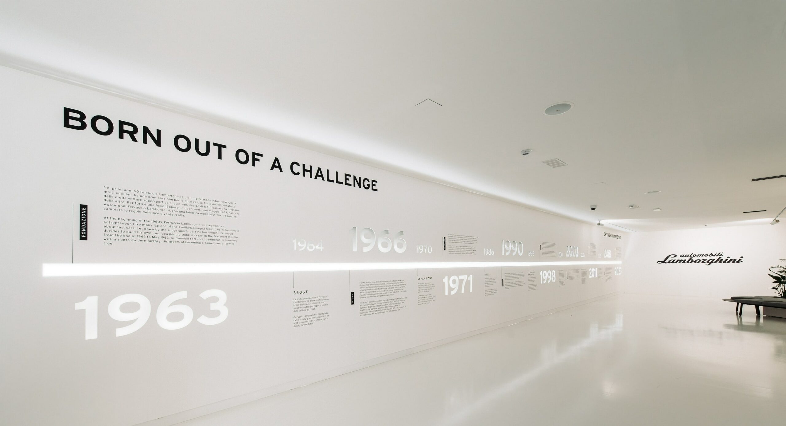 Cover image of LAMBORGHINI MUSEUM REFIT